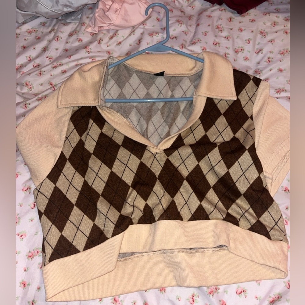 Shein cute sweater print shirt